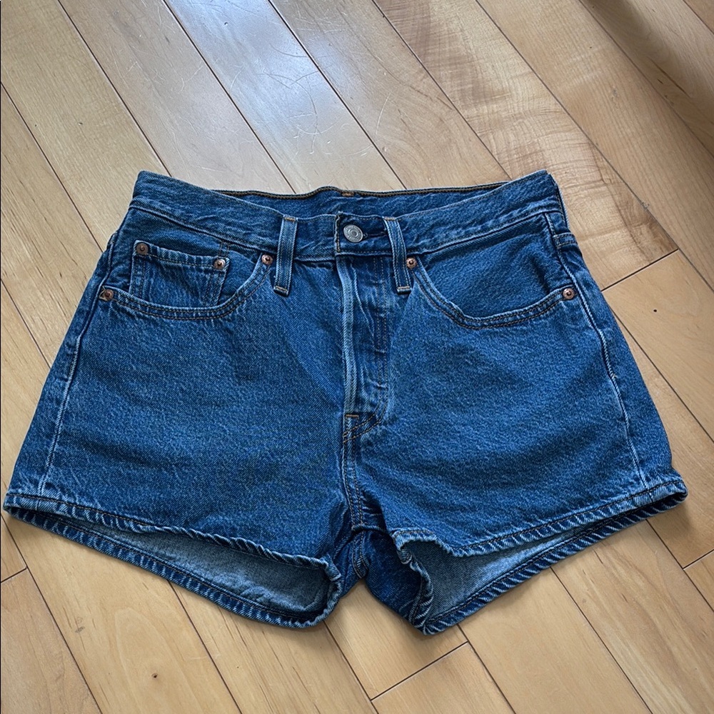 Levi's Blue Jean Shorts